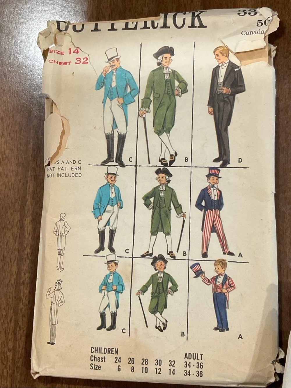 Butterick vintage costume